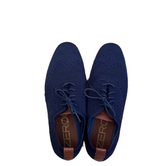 Men’s Cole Hann Zero Grand Navy Shoes Size 10 - Picture 1 of 2